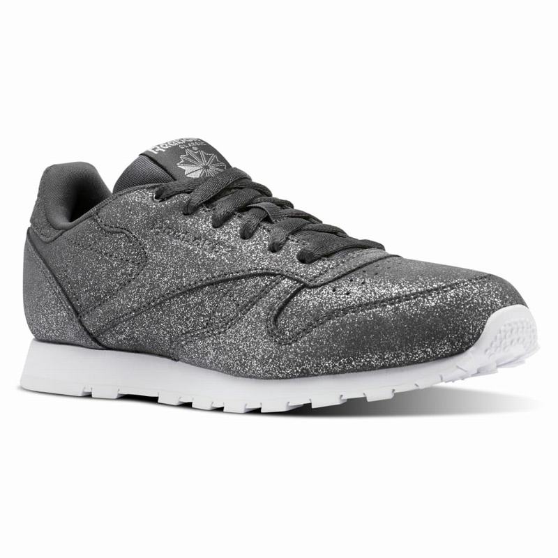 Reebok Classic Leather Tenisky Dievcenske - Siva/Biele JK2306JR